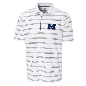 Michigan Wolverines CB DryTec Hawthorne Stripe - White